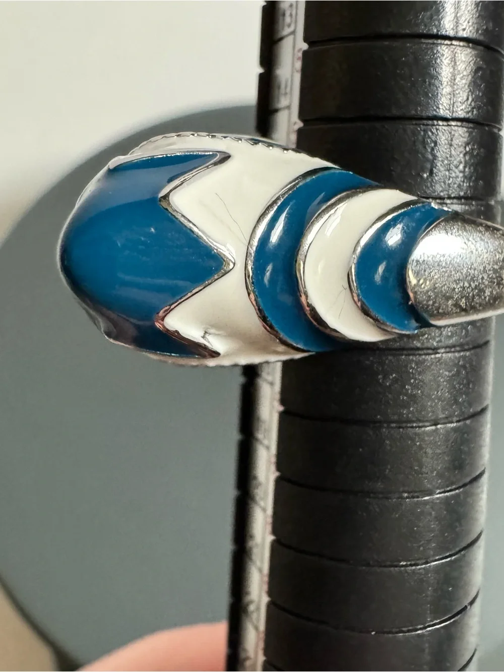 Star Wars Sterling Silver Ahsoka Lives Enamel Ring 925 Ahsoka Tano Clone Wars 8